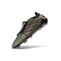 Chuteira Campo Adidas Predator Tongue 26 Elite FG Verde Militar e Preto - imagem 3