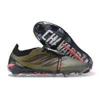 Chuteira Campo Adidas Predator Tongue 26 Elite FG Verde Militar e Preto - imagem 6