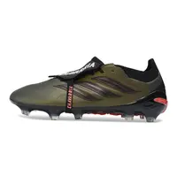 Chuteira Campo Adidas Predator Tongue 26 Elite FG Verde Militar e Preto - imagem 1