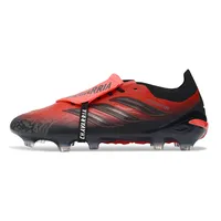 Chuteira Campo Adidas Predator Tongue 26 Elite FG Vermelho e Preto - imagem 1