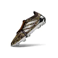 Chuteira Campo Adidas Predator Tongue 26 Elite FG Marrom e Prata - imagem 5
