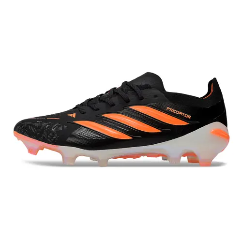 Chuteira Campo Adidas Predator 26 Elite FG Preto e Laranja