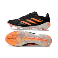 Chuteira Campo Adidas Predator 26 Elite FG Preto e Laranja - imagem 2
