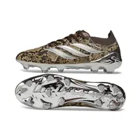 Chuteira Campo Adidas Predator 26 Elite FG Marrom e Prata - imagem 2