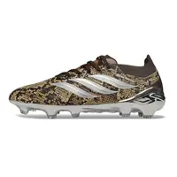 Chuteira Campo Adidas Predator 26 Elite FG Marrom e Prata - imagem 1