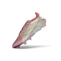 Chuteira Campo Adidas Predator 26 Elite FG Rosa e Dourada - imagem 4