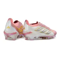 Chuteira Campo Adidas Predator 26 Elite FG Rosa e Dourada - imagem 6