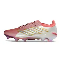 Chuteira Campo Adidas Predator 26 Elite FG Rosa e Dourada - imagem 1