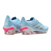 Chuteira Campo Adidas Predator 26 Elite FG Azul, Prata e Rosa - imagem 6