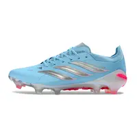 Chuteira Campo Adidas Predator 26 Elite FG Azul, Prata e Rosa - imagem 1