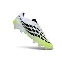 Chuteira Campo Adidas Predator 26 Elite FG Branco, Verde e Preto - imagem 2