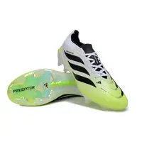 Chuteira Campo Adidas Predator 26 Elite FG Branco, Verde e Preto - imagem 4