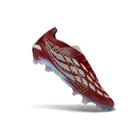 Chuteira Campo Adidas Predator 26 Elite FG Vermelho e Prata - imagem 3