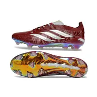 Chuteira Campo Adidas Predator 26 Elite FG Vermelho e Prata - imagem 2