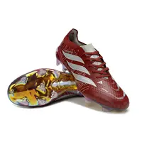 Chuteira Campo Adidas Predator 26 Elite FG Vermelho e Prata - imagem 5