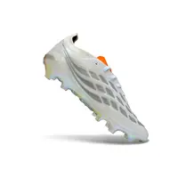 Chuteira Campo Adidas Predator 26 Elite FG Branco e Laranja - imagem 4