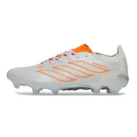 Chuteira Campo Adidas Predator 26 Elite FG Branco e Laranja - imagem 1