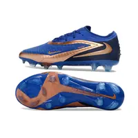 Chuteira Campo Nike Phantom GX 6 Elite FG Azul e Bronze - imagem 2