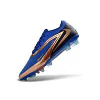 Chuteira Campo Nike Phantom GX 6 Elite FG Azul e Bronze - imagem 5