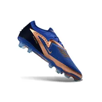 Chuteira Campo Nike Phantom GX 6 Elite FG Azul e Bronze - imagem 6