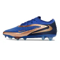 Chuteira Campo Nike Phantom GX 6 Elite FG Azul e Bronze - imagem 1