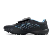 Chuteira Society Adidas Predator Tounge Elite 26 TF Preto e Azul - imagem 1