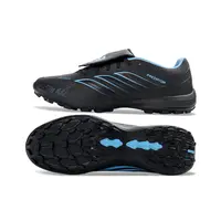 Chuteira Society Adidas Predator Tounge Elite 26 TF Preto e Azul - imagem 5