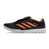 Chuteira Society Adidas Predator Tongue Elite 26 TF Preto e Laranja - imagem 1