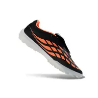 Chuteira Society Adidas Predator Tongue Elite 26 TF Preto e Laranja - imagem 4