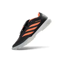 Chuteira Society Adidas Predator Tongue Elite 26 TF Preto e Laranja - imagem 3
