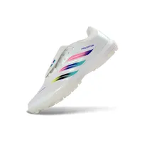 Chuteira Society Adidas Predator Tongue Elite 26 TF Branco e Colorido - imagem 4