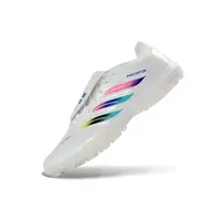 Chuteira Society Adidas Predator Tongue Elite 26 TF Branco e Colorido - imagem 4