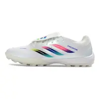 Chuteira Society Adidas Predator Tongue Elite 26 TF Branco e Colorido - imagem 1
