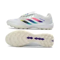 Chuteira Society Adidas Predator Tongue Elite 26 TF Branco e Colorido - imagem 6