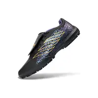 Chuteira Society Adidas Predator Tongue Elite 26 TF Preto, Roxo e Azul - imagem 3