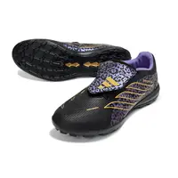 Chuteira Society Adidas Predator Tongue Elite 26 TF Preto, Roxo e Azul - imagem 2