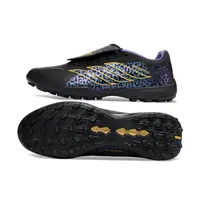 Chuteira Society Adidas Predator Tongue Elite 26 TF Preto, Roxo e Azul - imagem 6