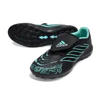 Chuteira Society Adidas Predator Tongue Elite 26 TF Preto e Verde - imagem 2