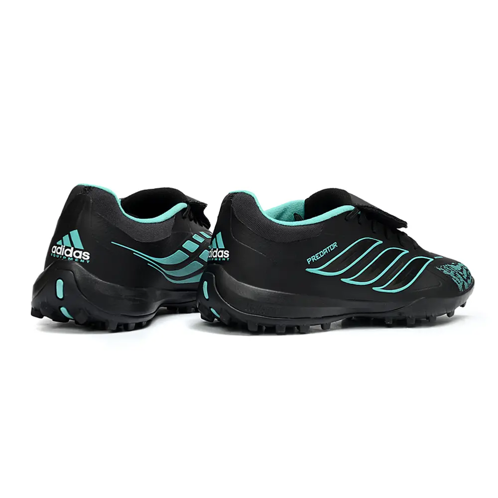 Chuteira Society Adidas Predator Tongue Elite 26 TF Preto e Verde