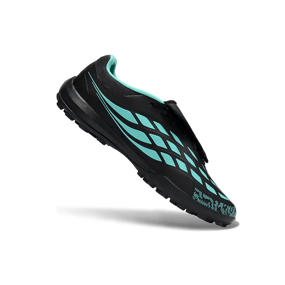 Chuteira Society Adidas Predator Tongue Elite 26 TF Preto e Verde