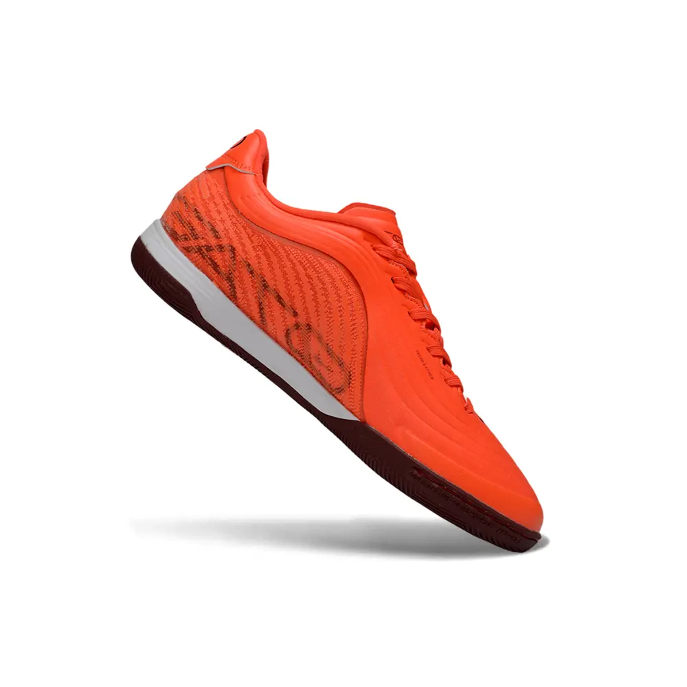 Chuteira Futsal Nike Tiempo React Gato IC Laranja