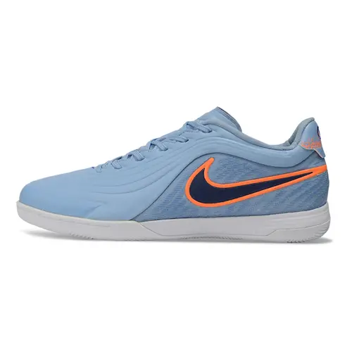 Chuteira Futsal Nike Tiempo React Gato IC Azul e Laranja