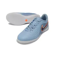Chuteira Futsal Nike Tiempo React Gato IC Azul e Laranja - imagem 4