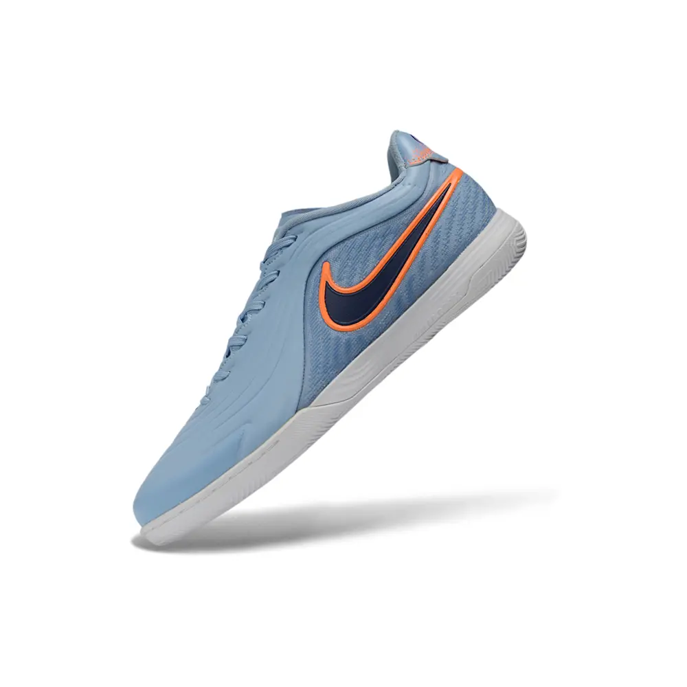 Chuteira Futsal Nike Tiempo React Gato IC Azul e Laranja