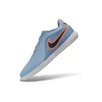 Chuteira Futsal Nike Tiempo React Gato IC Azul e Laranja - imagem 5