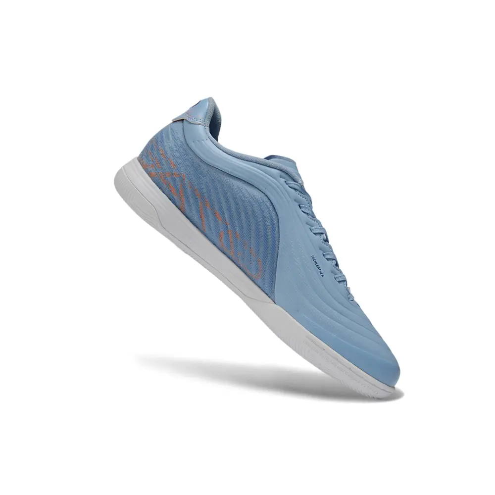 Chuteira Futsal Nike Tiempo React Gato IC Azul e Laranja