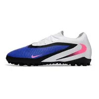 Chuteira Society Nike Phantom ReactX 6 Pro TF Branco, Azul, Preto e Rosa - imagem 1