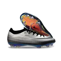 Chuteira Campo Nike Mercurial Vapor 17 Elite FG Preto e Prata - imagem 7