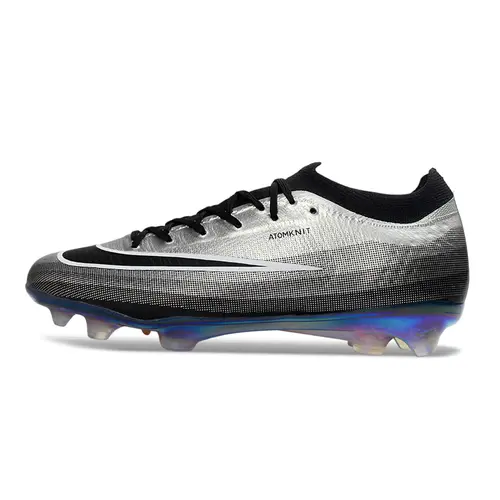 Chuteira Campo Nike Mercurial Vapor 17 Elite FG Preto e Prata
