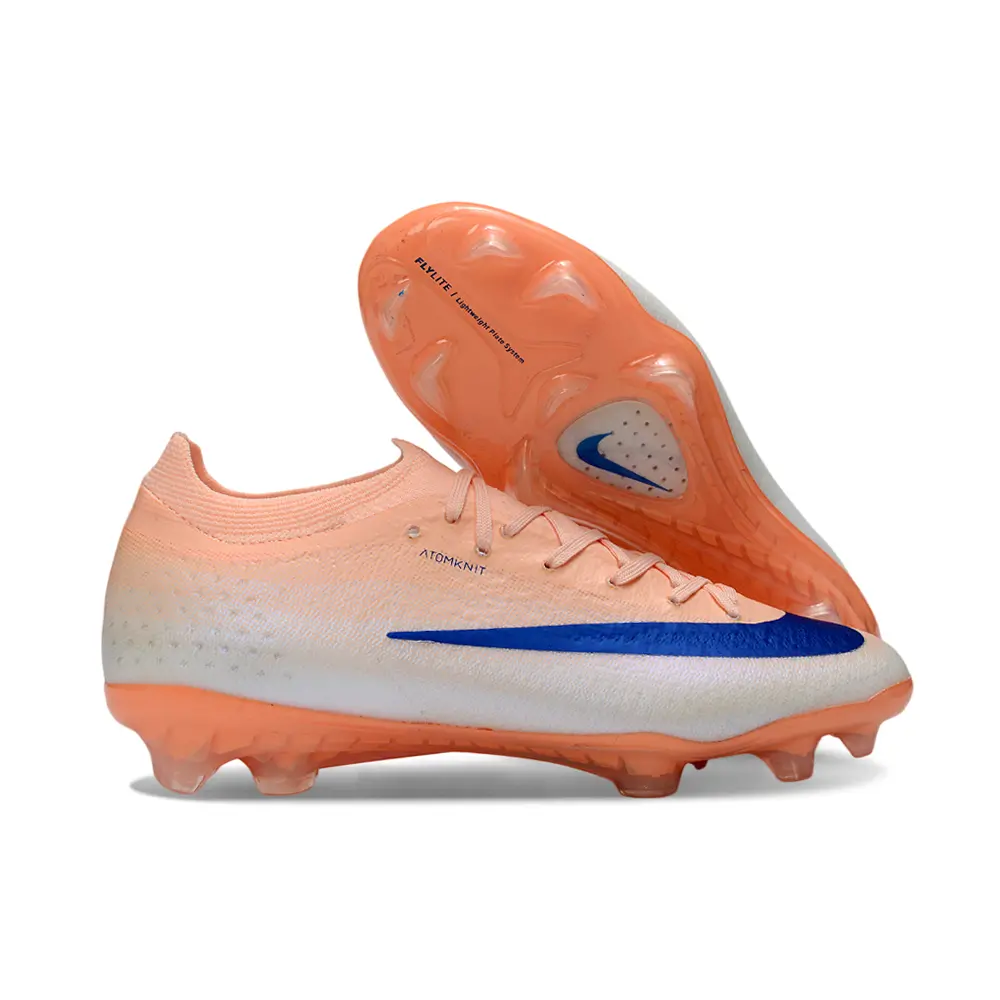 Chuteira Campo Nike Mercurial Vapor 17 Elite FG Rosa e Azul